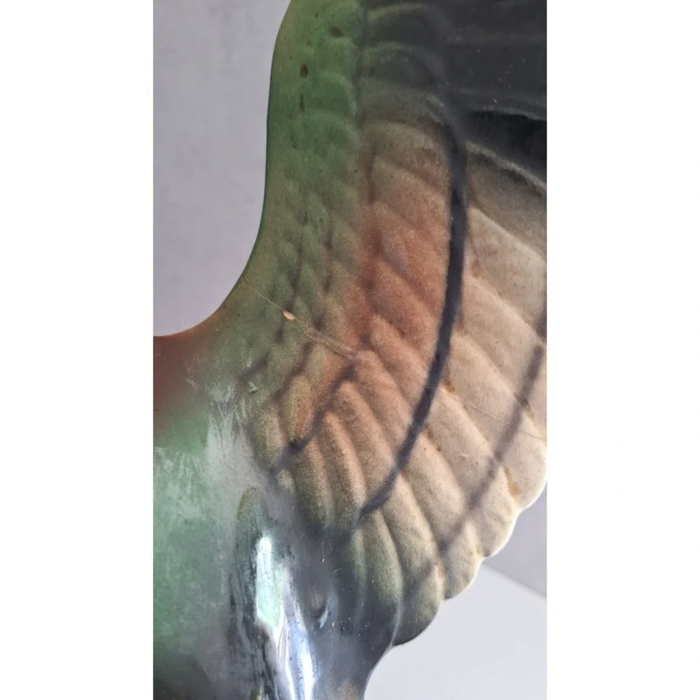 1950S LANE & CO MALLARD DUCK CERAMIC TV LAMP PLANTER MODEL 341 LIGHTS UP